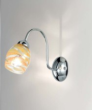 Applique moderno cromato con