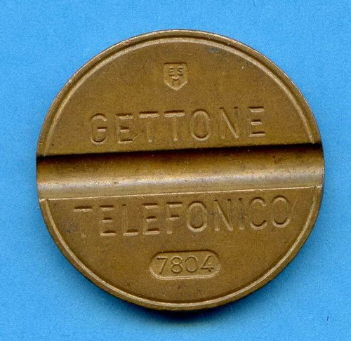 Gettone telefonico 7804 - gettone,