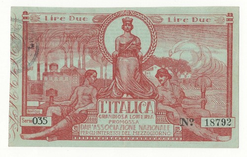 Lire biglietto lotteria - 2,