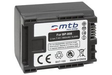 Batteria BP-808 BP808 per Canon LEGRIA FS306, FS307, FS406