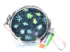 VINTAGE RARE NAJ-OLEARI NAJOLEARI MINI BORSETTA ROTONDA PINK GOMMA RARA QB