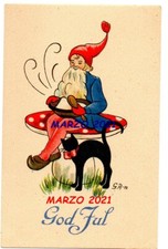 BLACK CAT MUSHROOM  PILZ DWARF ZWERG NAIN GNOMO NANO SU FUNGO MANGIA GATTO NERO