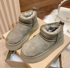 Scarpe Donna Invernali Stivali Scarponcini Pelo peluche Casual neve