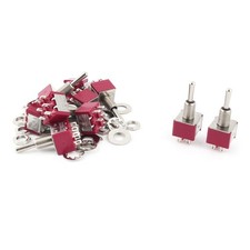 10pcs DPDT ON-OFF-ON Momentary
