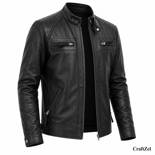 Men genuine lambskin leather - genuine,