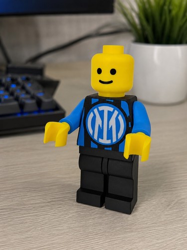 Omino inter stile mattoncino - inter,