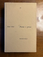 René Char, POESIA E PROSA
