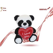 Fgf Peluche Panda Con Cuore 25