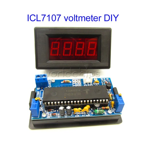 Icl7107 voltmetro kit - dc,