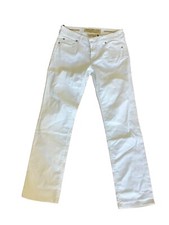 Jeans Jacob Cohen J711-S Pantalone Casual Pants Slim Trousers Bianco Size 29