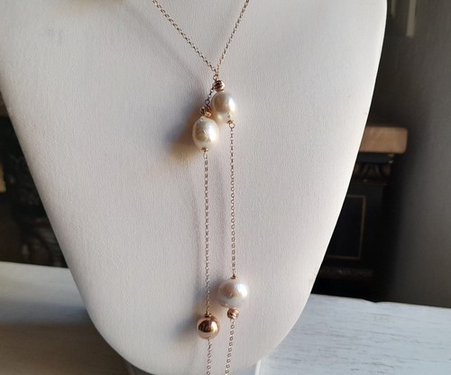 Collana artigianale con perle - collana,