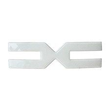 Front Grille Emblem White