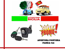 Cilindro Di Chiusura Porta Con 2 Chiavi Per Fiat Panda Seat Anno 1989-2003