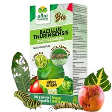 Bacillus Thuringiensis Insetticida Biologico in Polvere Larve Larvicida 100 g