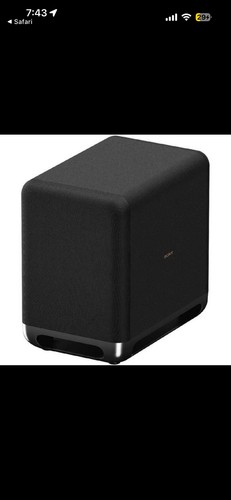 Sony sw5 subwoofer bravia - sony, sa-sw5