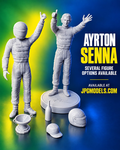 Figurina ayrton senna - figurina,
