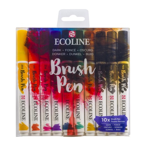 Brush pen sets - brush, (10-pc.
