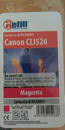 Cartucce magenta per canon - magenta,