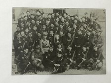 NEGATIVO NEGATIVE FERROTIPO GIL BALILLA CAMICIE NERE MOSCHETTO ALPINI CM.17X12.