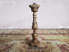 CANDELIERE CANDELABRO IN LEGNO ORIGINALE EPOCA 800'