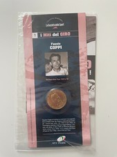 I miti del giro n. 1 Fausto Coppi moneta commemorativa La gazzetta dello sport