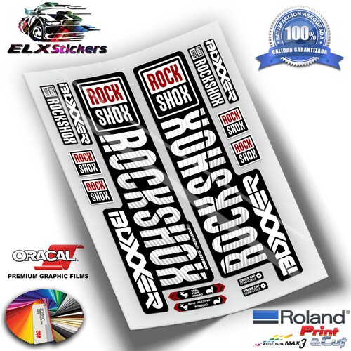 Adesivi forcella rockshox - adesivi,