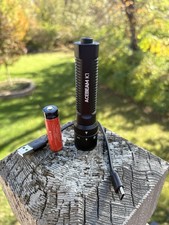 ACEBEAM BLACK K1 MINI TORCIA EDC TRIPLA SORGENTE + BATTERIA USB-C + CAVO USB-C