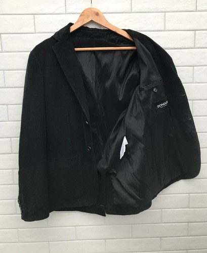 Giacca blazer nero velluto