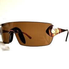 occhiali da sole CHRISTIAN DIOR sunglasses bronze brown vintage mask galactique
