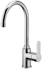 PAFFONI BLU MISCELATORE RUBINETTO LAVELLO MONOFORO BOCCA ALTA CUCINA BLU180CR