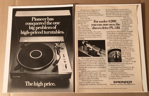 Pioneer 510 1976 - 1976, giradischi