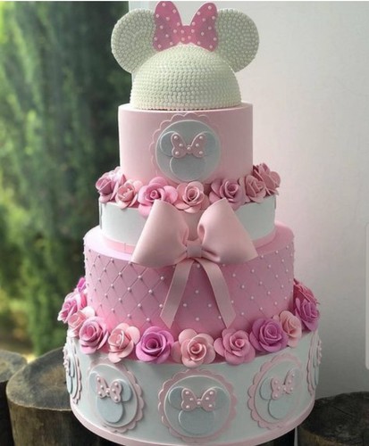 Torta scenografica minnie - torta,