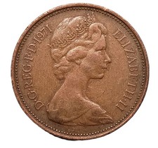 Regno Unito 2 Pence Nuovi 1971