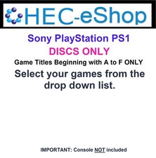 Sony PlayStation 1 solo disco