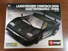 Burago Lamborghini Countach 5000 Quattrovalvole (1988) 1/24 Kit con catalogo