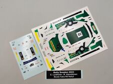 DECALCOMANIE 1/43 SKODA FABIA