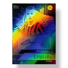 Francesco Camarda Auto Topps UCC Gold 2024/25 AC Milan Milano firmato no PSA