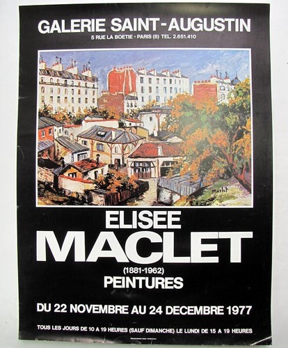 Affiche exposition élisée - affiche,