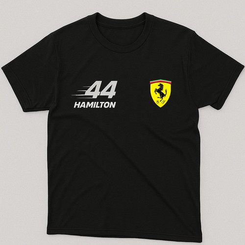 Shirt nera ferrari 44 - t-shirt,