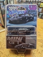 1/64 NUOVA Mini GT LB-Silhouette FUNZIONANTE Lamborghini Murcielago GT EVO Nera