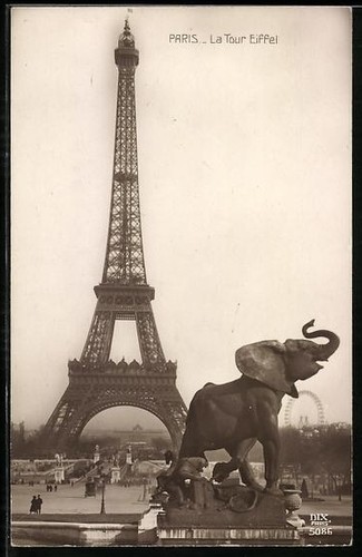 Cartolina parigi tour - la,