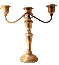 Bellissimo Candelabro Tre bracci in stile Vittoriano Sheffield Rame England Vint