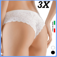 Set 3 slip da donna vita bassa