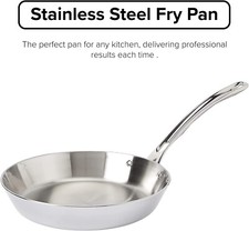 Padella Viking 3 PLY 18/8 acciaio inox 12" nucleo alluminio lavabile in lavastoviglie