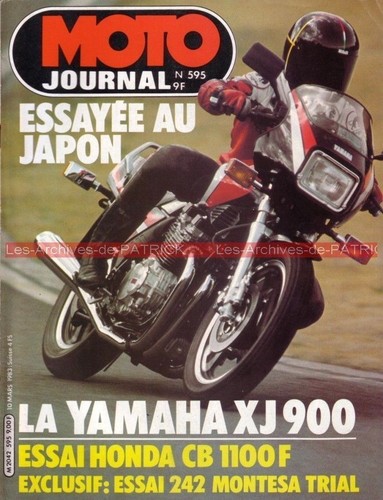 Moto journal 595 yamaha xj - 595,