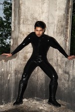  Collant tuta gatto cosplay gomma lattice tuta body costume 0,4 mm S-XXL