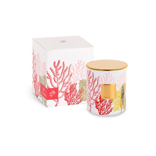 Candela corallo rosso 9x10 - 9x10, cm