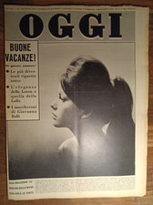 Anni 50/60 Rivista Oggi con