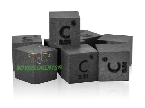Carbon cube element - carbon,