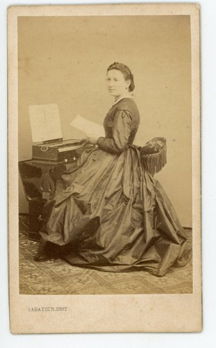 Photo cdv sabatier - sabatier, 1860